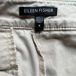 Eileen Fisher Organic Linen Knit Tan Bermuda Shorts Size 6 Photo 6