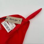 Vitamin A  Red Bikini Bottoms Tie Waist BioSculpt Plant Based SZ Extra Small NWT Photo 5