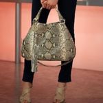 ✨3xHP✨G.I.L.I.
Gili Leather Snakeskin Shoulder Bag✨ Silver Photo 1