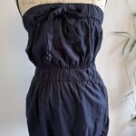 J.Crew  Small Navy Blue Jersey Knit Bubble‎ Dress Excellent Casual Sundress Photo 0