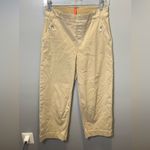 Spanx  Women’s Stretch Twill Cropped Wide Leg Pant  Khaki Size Medium‎ Photo 2