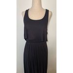 Forever 21 black long maxi dress high low Photo 1