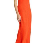 Staud Gianna Halter Maxi Dress in Orange Size 2 Photo 0