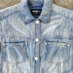 William Rast Embroidered Denim Jacket Photo 3