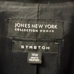 Jones New York  Collection Classic Black Blazer Jacket Office Wear Plus Size 14W Photo 2