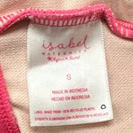 Isabel Maternity Maternity Isabel by Ingrid Pink V-Neck Tie Straps Swimsuit Small EUC #6795 Photo 5