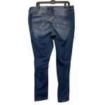 Torrid  Plus Size Skinny Destructed Denim Blue Jeans Size 14 GUC #1824 Photo 1