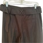 ZARA Wool High-Rise Wide Leg Belted Dress Pants Womens Small Charcoal Career NWT Photo 3