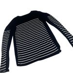 T Alexander Wang Side Sheer Panels Striped Lightweight Long Sleeve Sweater Blue Size M Photo 10