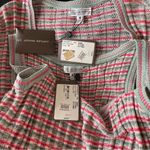 St. John ‎ 2 piece set Santa Knit striped cardigan and tank top size medium Photo 4