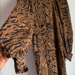 Ganni PRINTED GEORGETTE DRESS TIGER Photo 6