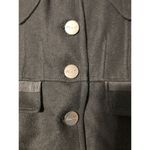 Kenneth Cole black‎ wool blend pea coat, women's size 16 heavy weight winter Black Photo 12