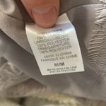 Cami NYC NWOT  grey 100% silk long sleeve blouse with lace design Photo 6