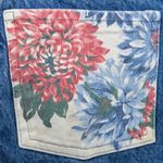 Vintage Western Floral Embroidered Denim Shorts Size 26 Photo 3