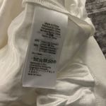 Madewell One-Shoulder Midi Dress White Linen & Viscose Size 00 wedding coastal Photo 1