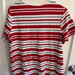White Stag Striped T-Shirt Red White Blue XXL/2XL Womens Casual Top Photo 2