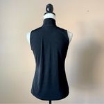 Chico's  | Black Sleeveless Mockneck Blouse Sz 4 Photo 3