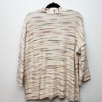 PureJill Marled Chunky Knit Cardigan Womens Large Casual Workwear Cozy Warm Soft Pink Photo 5