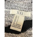 Forever 21  XXI Women's Gray Black Geometric Long Sleeve Knit Sweater Top Size S Photo 2