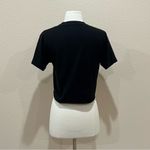 Grateful Dead  Dancing Bears Cropped Black T-Shirt Size Small Photo 4