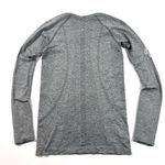 Lululemon Swiftly Tech Long Sleeve Shirt Grey Black Hawks Logo NHL Photo 1