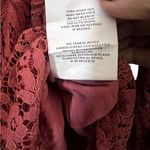 Hint of Mint  Coral Lace Skirt Photo 5