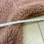 American Eagle  Pink/Purple Quarter Zip Sherpa Size XS Photo 6