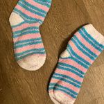 Handmade  Striped Women’s Polyester Blend Fuzzy Socks Photo 0