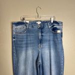 Good American  Good Legs Flare Jeans Plus Size 24 Light Wash Denim‎ NWT Photo 4