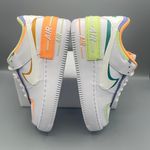 Nike AIR FORCE 1 SHADOW CASUAL SHOES MULTI-COLOR/WHITE Size 8.5 Photo 9