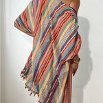 Striped Multicolor Bikini Set with Cover Photo 1