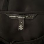 White House | Black Market  Shirt Womens 2 Black Pleated Sleeve Blouse Bell Sleeves Photo 4