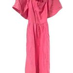 A New Day bubble gum pink maxi dress with open back size medium Photo 0