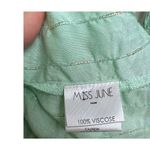 Miss June Paris Green Angie Tu Long Dress NWT Sz. O/S Size M Photo 4