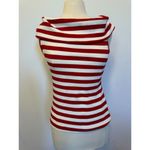 Banana Republic  Americana Striped Scoop Neck Top Size Medium NWT Photo 6