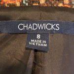 Chadwick's Burned Orange Tartan Plaid Tweed 3/4 Length Wool Coat Sz 8 Photo 8