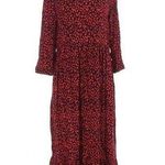 ZARA  Red & Black Animal Print Dress - S Photo 0
