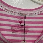 Victoria's Secret Victoria’s Secret stripe pink and white sleep shirt size S Photo 2