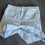 L'Agence  Balboa Slouchy Denim Shorts Womens Size 25 White Distressed Photo 5