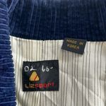 American Vintage Vintage Size 8 Blue Corduroy Preppy Blazer Jacket Photo 6