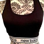 New Balance  Medium Impact Sports Bra Style #114933 Black/White Size L Photo 0