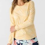 Hang Ten Sunray Long Sleeve Sun Tee Shirt Womens Size L Yellow UV Protection 50+ Photo 0