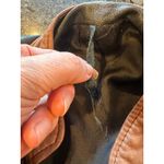 Vintage Butter Soft Black Leather Moto Jacket Brown Trim Quiet Luxury Minimalist Size L Photo 13