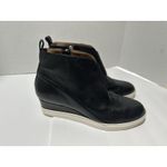 Linea Paolo Black Felicia Wedge Sneaker Booties Size 7 1/2 Photo 3