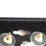 Source Unknown Flash Back 70's Style Gold Tone Sun Blue/Green Stone Dangle Post/Stud Earrings Photo 2