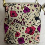 Coach Poppy Cream and Pink Floral Crossbody Bag Photo 1