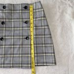 H&M  Divided Women’s Mini Plaid Yellow Black‎ Preppy Skirt Size 2 Photo 4