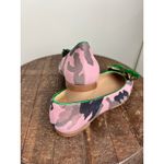 Dream Walkers Pink Camo Ballet Flats Feather Bow Pointed Toe Women Size 37 Photo 9
