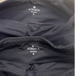 Athleta  Mesh Paneled Black Capris Athletic Leggings Women's Small Photo 4