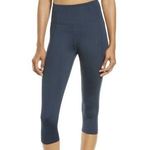 Girlfriend Collective High Waist Capri Leggings in Midnight Navy Photo 0